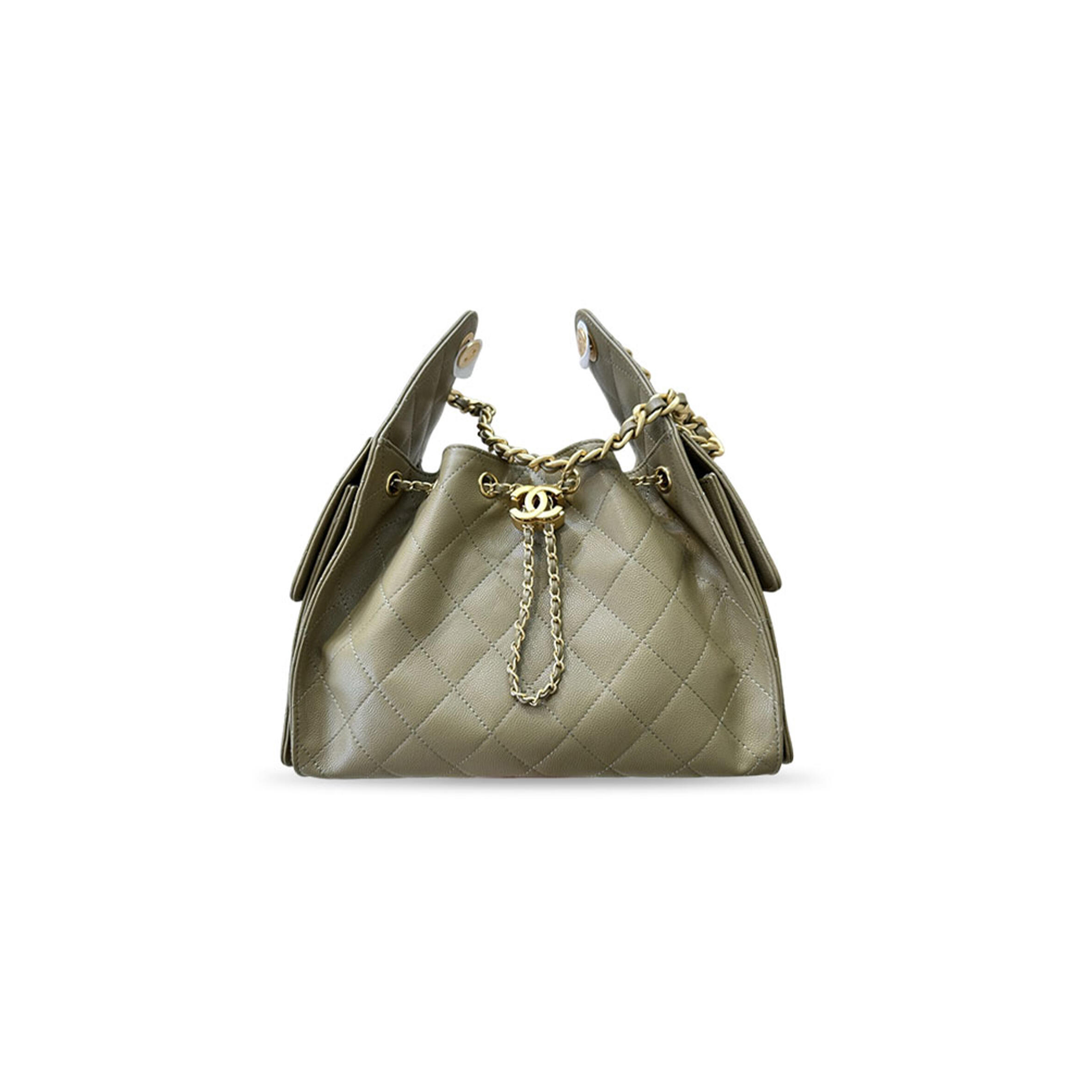 CHANEL 25 SMALL HANDBAG GRAINED CALFSKIN AS5293 (30*26*14cm)  